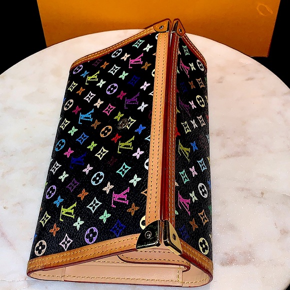 LOUIS VUITTON TAKASHI MURAKAMI WALLET LIMITED EDITION BLACK MONOGRAM VINTAGE - Picture 9 of 16